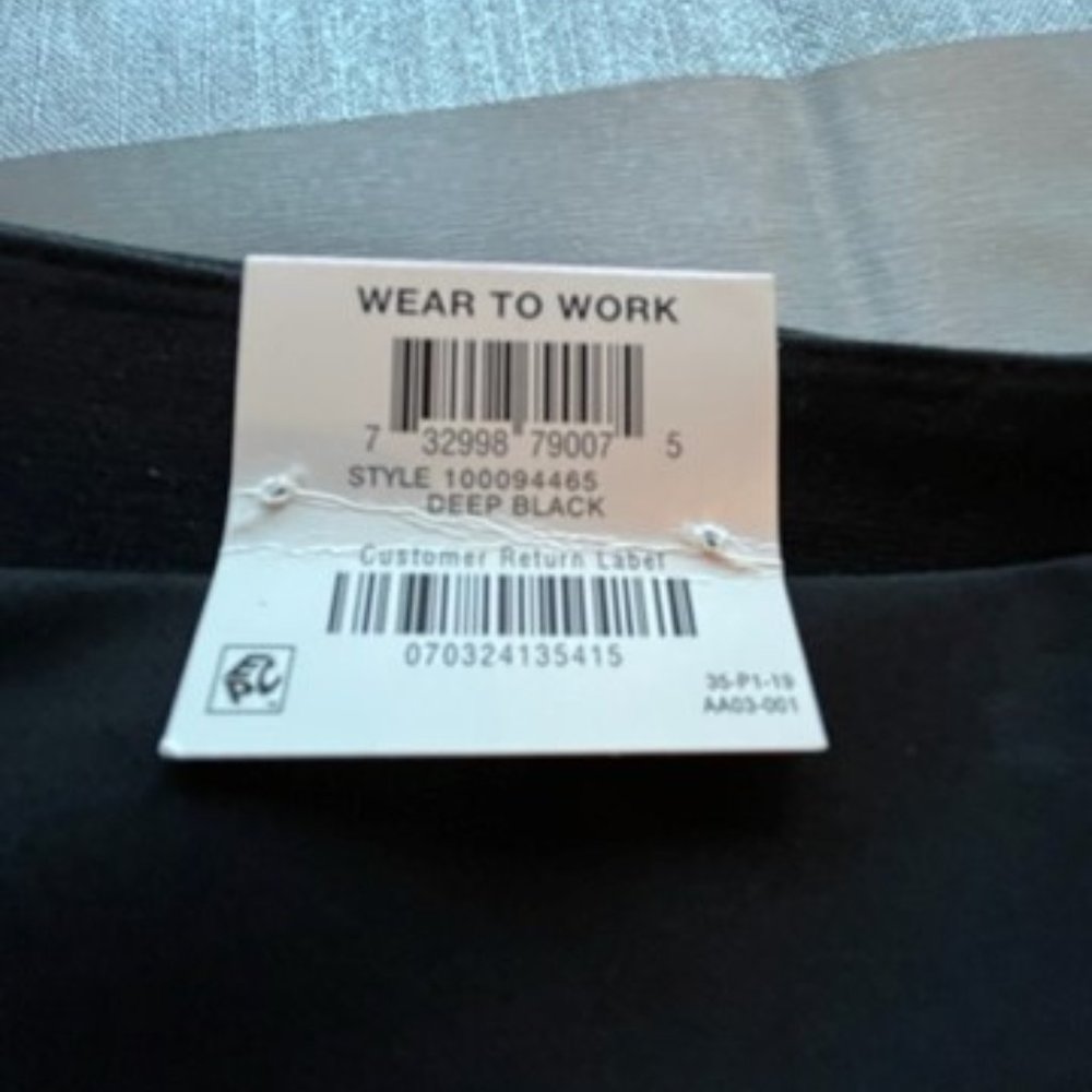 Macy's Inc. "Wear to Work" Black Slacks - Picture 6 of 6
